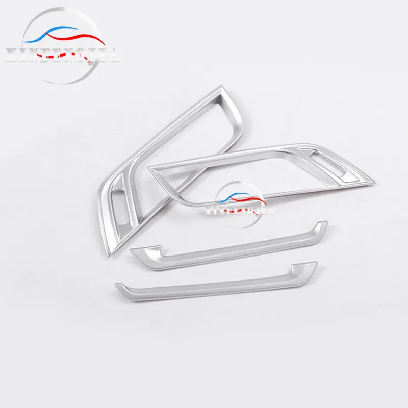 

For BMW X1 F48 16-19 4x Chrome Front Side Air Outlet Decorator Frame Cover Trim