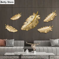 modern resin golden feather background wall decoration wall hanging handmade angel modern home decoration accessories room decor