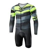 triathlon skinsuits for men long sleeve jumpsuit 2022 the latest cycling jerseys drysuits pro team bicycle clothing with zipper