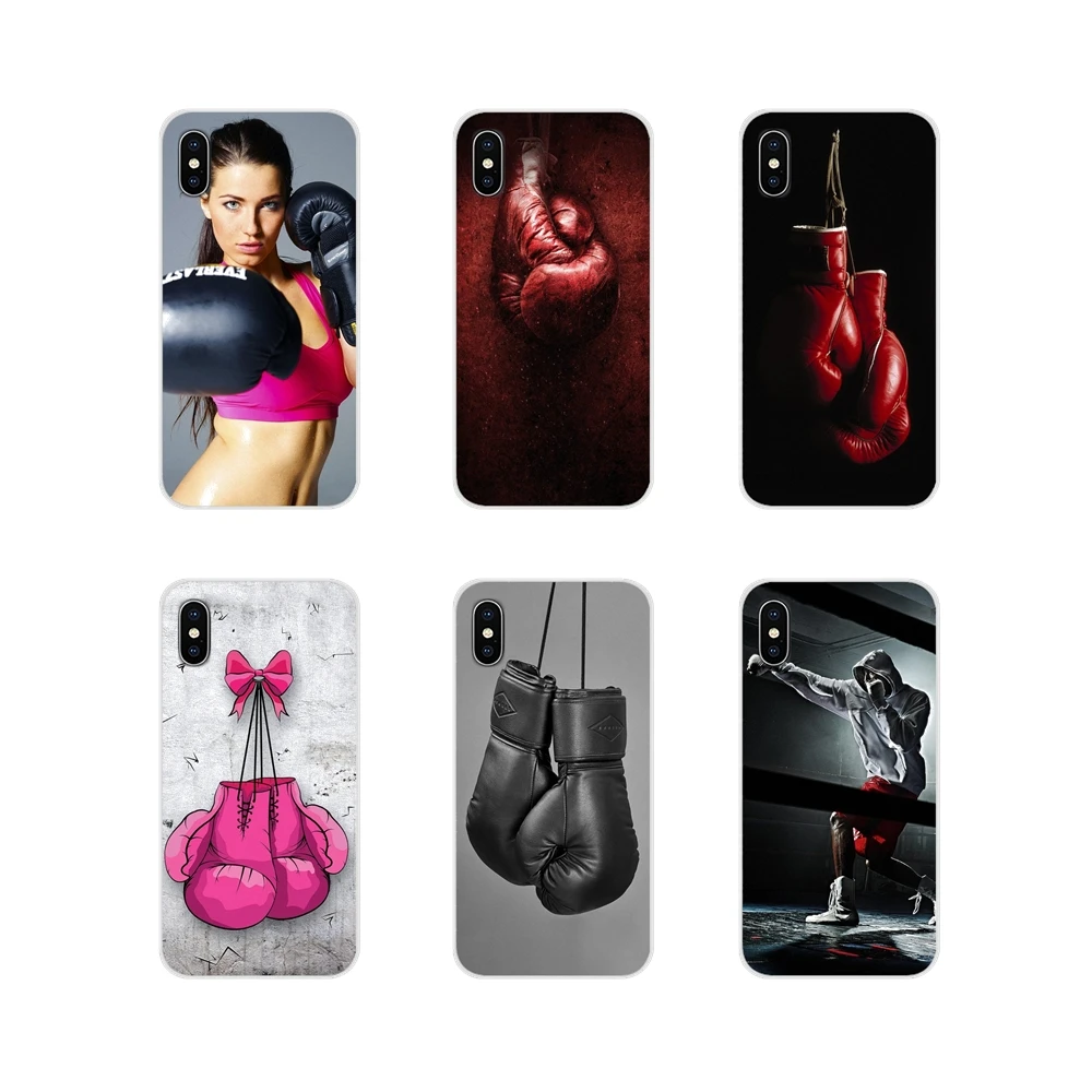 Для Apple iPhone X XR XS 11Pro MAX 4S 5S 5C SE 6S 7 8 Plus ipod 5 6 мультфильм боксёрские перчатки для