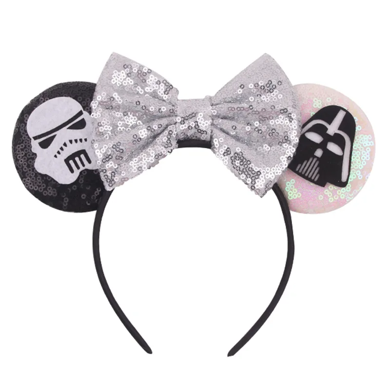 

1Pcs Girls Headband 2020 New Glitter Minnie Ears Headband Women Fashion Bunny Ear Sequin Bow Hair Band Hair Accessories