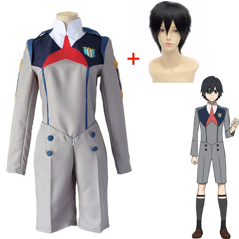 

Anime DARLING in the FRANXX Cosplay HIRO ICHIGO Zero Two MIKU KOKORO School Uniform Cosplay Costume Sets Halloween Suit Outfit