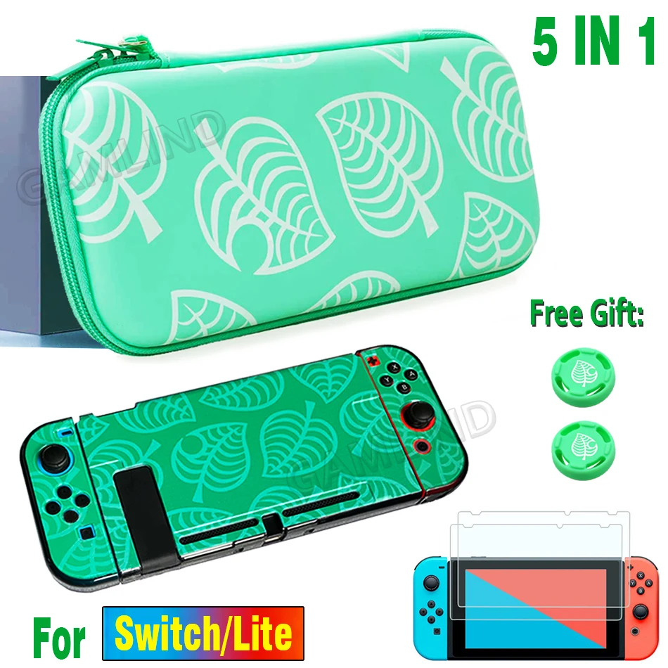 

For Nintend Switch/Lite Portable Travel Carrying Bag NS Animal Crossing Case Cover&PC Hard Shell for Nintendo Switch/Lite Game