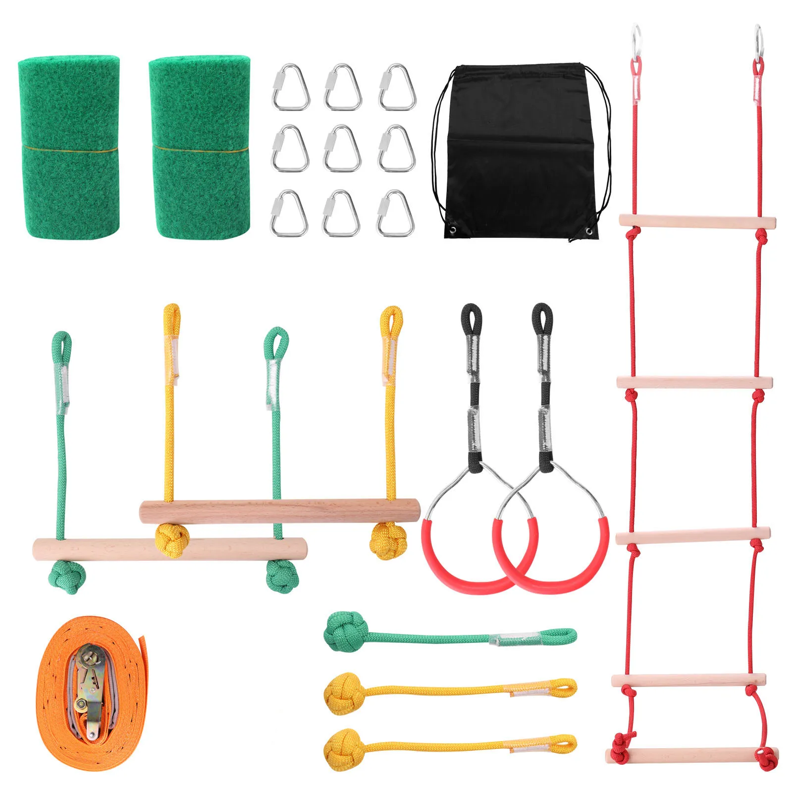 Верёвка для скалолазания на открытом воздухе спорта препятствий прогулок