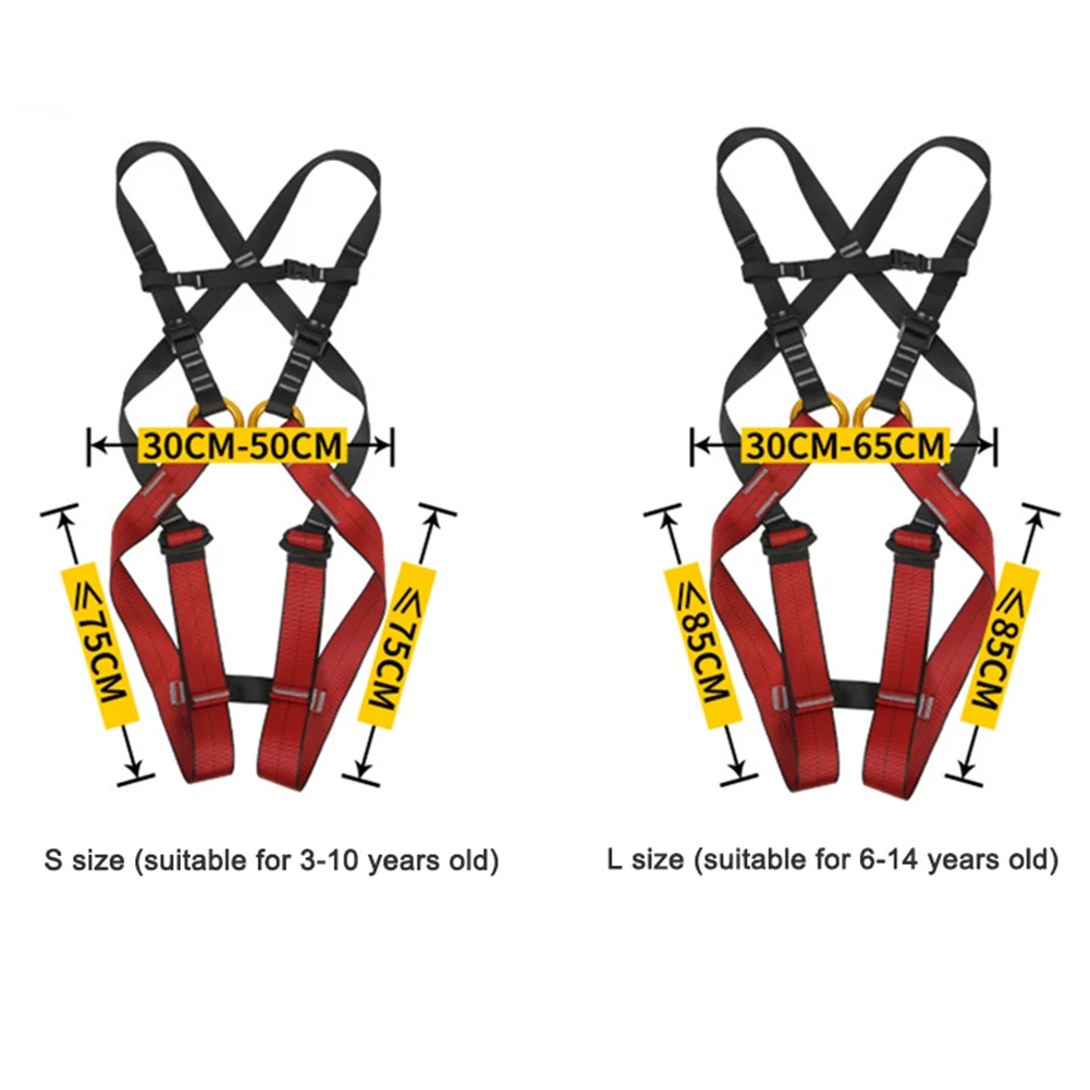 

Kid Full Body Harness Belt Rock Climbing Children Safety Protection Strap Outdoor Climbing Equipment Accessories Hot Sale