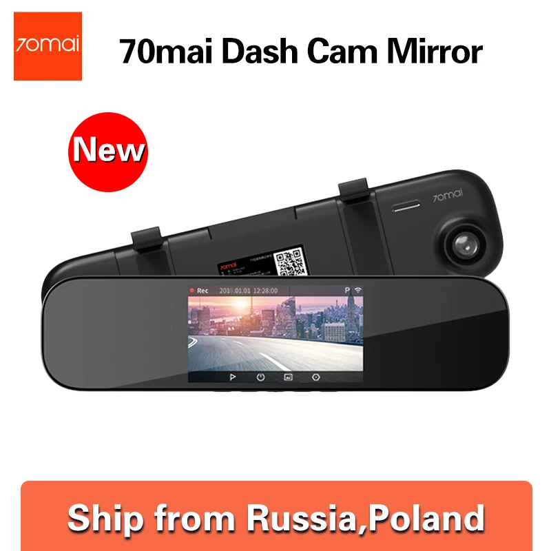 70mai зеркало заднего вида Автомобильный видеорегистратор Wi-Fi Dashcam 24H монитор парковки видео рекордер 1600P HD камера ночного видения