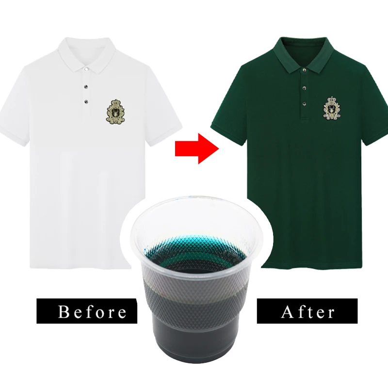 10g Blue Green Fabric Dye Powder for Clothing Textile Cotton Nylon Jeans Dyeing Renovation Acrylic Paint Pigment | Дом и сад