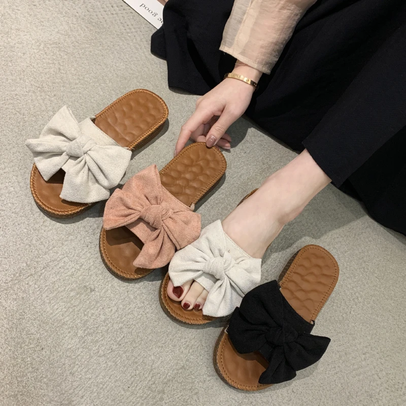 Женские сандалии бабочки тапочки женская летняя одежда одна обувь острые