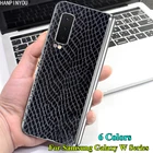 Для Samsung Galaxy W20 раза флип 5G W 2019 2018 с узором крокодиловая из змеиной кожи кожаная задняя матовая наклейки для оклейки пленка