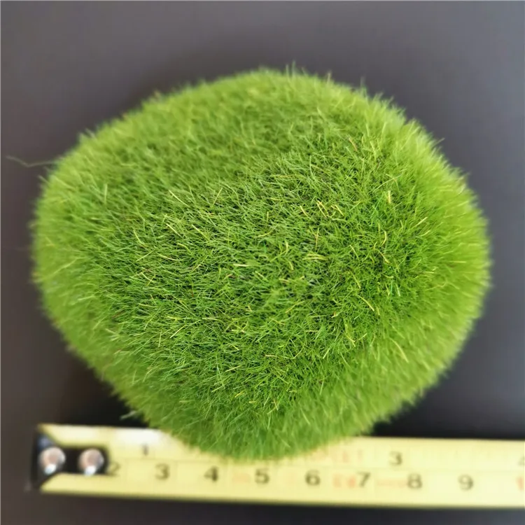 Искусственный Зеленый мох шар искусственный камень имитация растения DIY