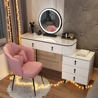 dressing table bedroom modern simple light luxury multi functional storage cabinet integrated makeup table vanity desk furniture