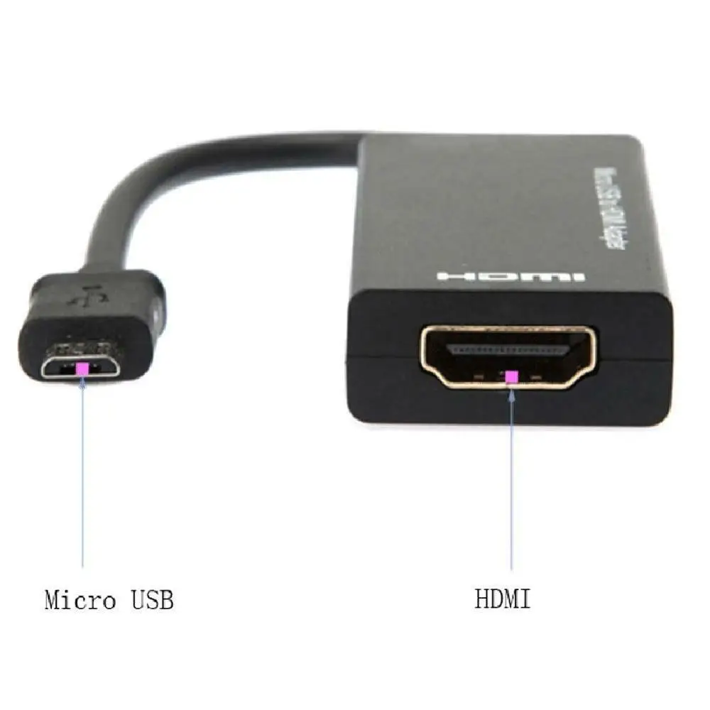 5 pin Micro USB MHL к HDMI HD TV адаптер кабель для мобильного телефона DT|Кабели USB| |