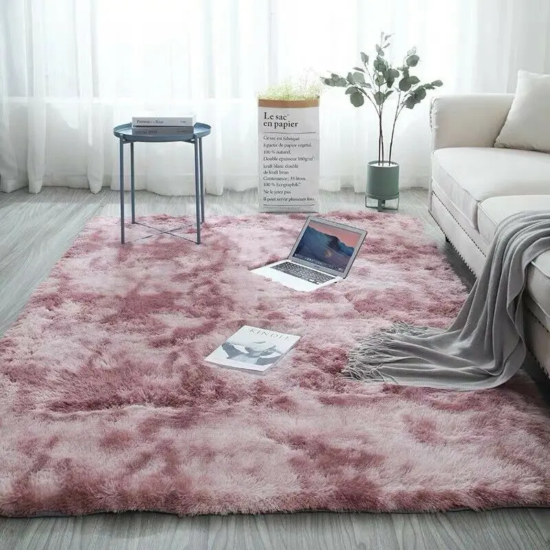 

Fluffy Faux Fur Sheepskin Rug Non Slip Large Floor Carpet Rugs Mat Plush Soft