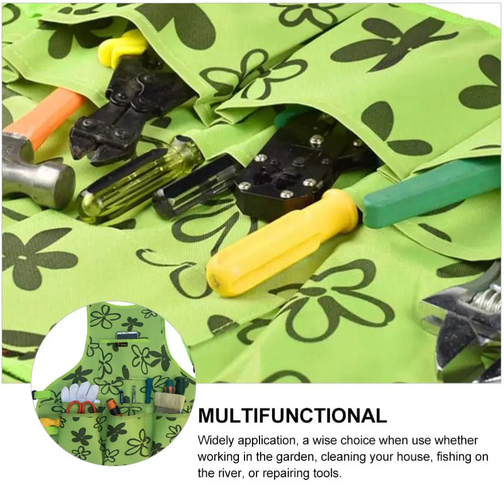 

1Pc Oxford Cloth Gardening Apron Premium Gardening Apron Work Apron with Pocket