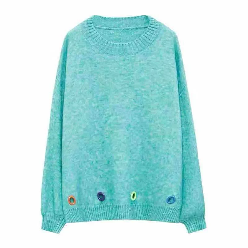 

2022 autumn and winter new year 4xl 5xl plus size long-sleeved round neck ladies sweater loose Korean knit sweater coat top