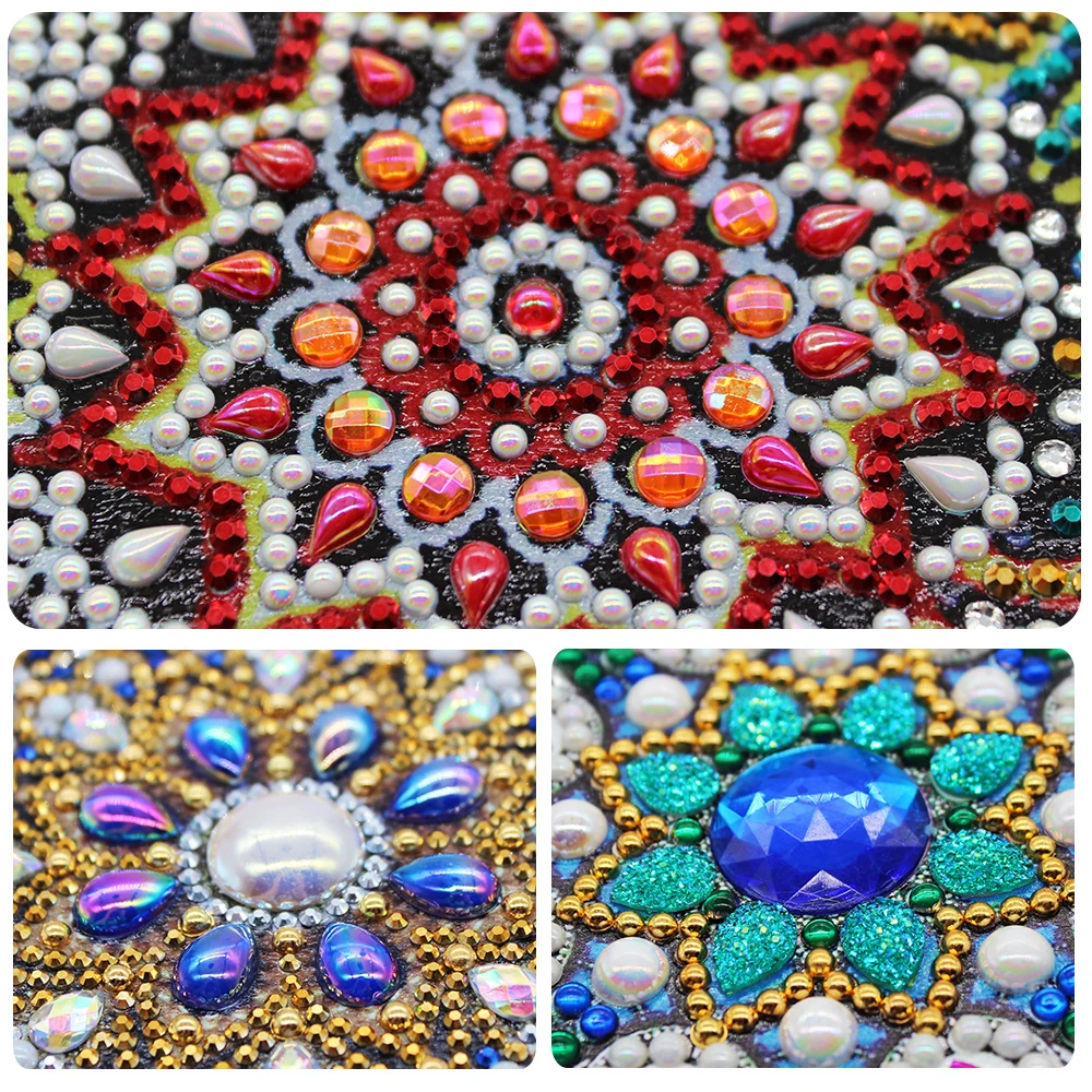 EverShine Diamond Painting Notebook Special Shaped Mandala 60 Pages A5 Pictures Rhinestones Art Handmade Gift | Дом и сад