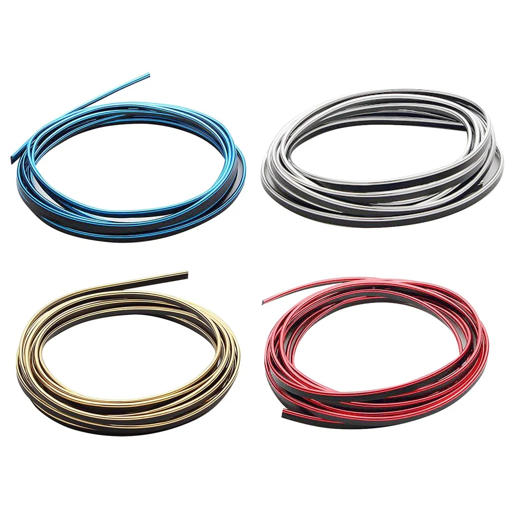 5m универсальный авто Интерьер Литье планки линии полосы Авто Дверной зазор