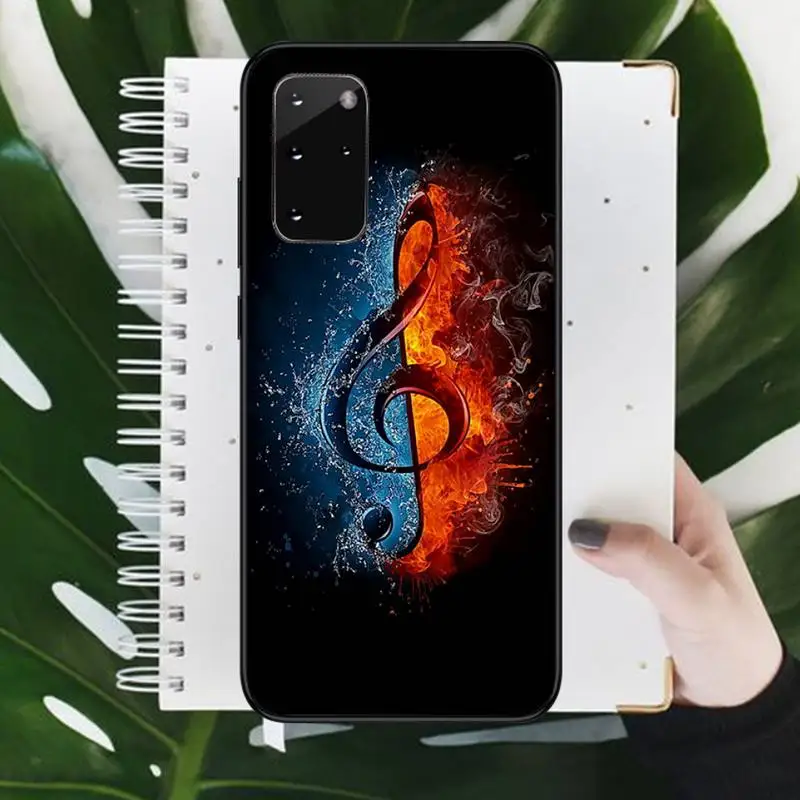 

Music notes art design pattern Phone Cases For Samsung galaxy S 9 10 20 A 10 21 30 31 40 50 51 71 s note 20 j 4 2018 plus