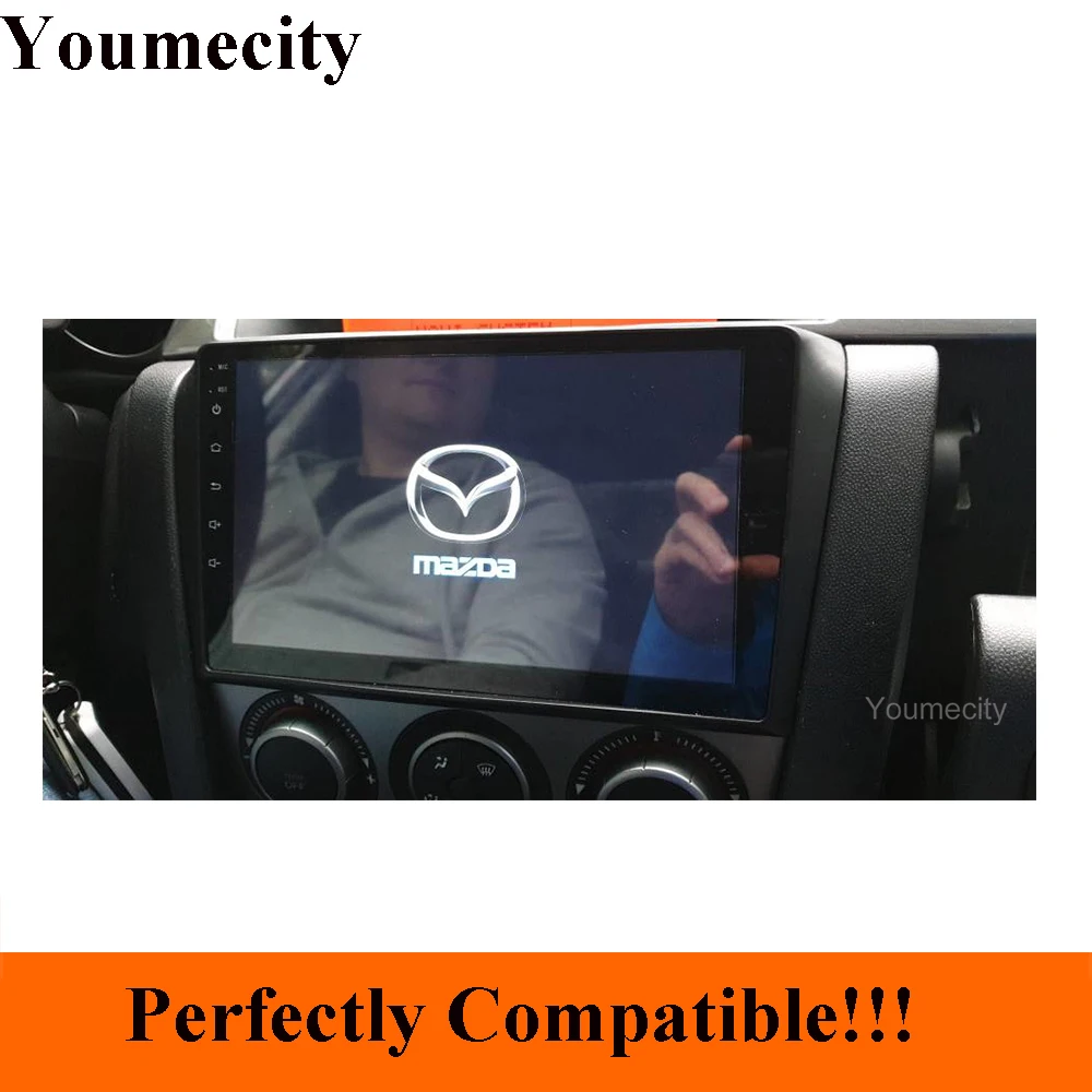 Восьмиядерный автомобильный dvd-плеер для Mazda 3 2005 2006 2007 2008 Android 9,0 2GRAM 32GROM радио gps Навигация BT wifi карта wifi Navitel