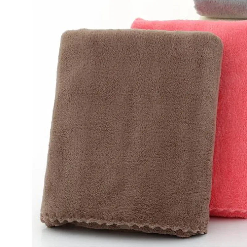 Полиэтилен высокой плотности Бархат кораллового цвета Полотенца Ванна подарок