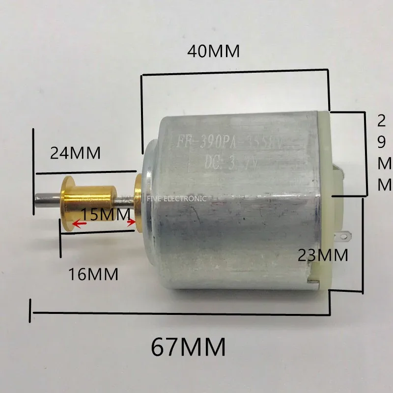 FF-390 /FF-337PA micro DC 2 4 V 3 7 маленький двигатель для двигателя машинки стрижки волос