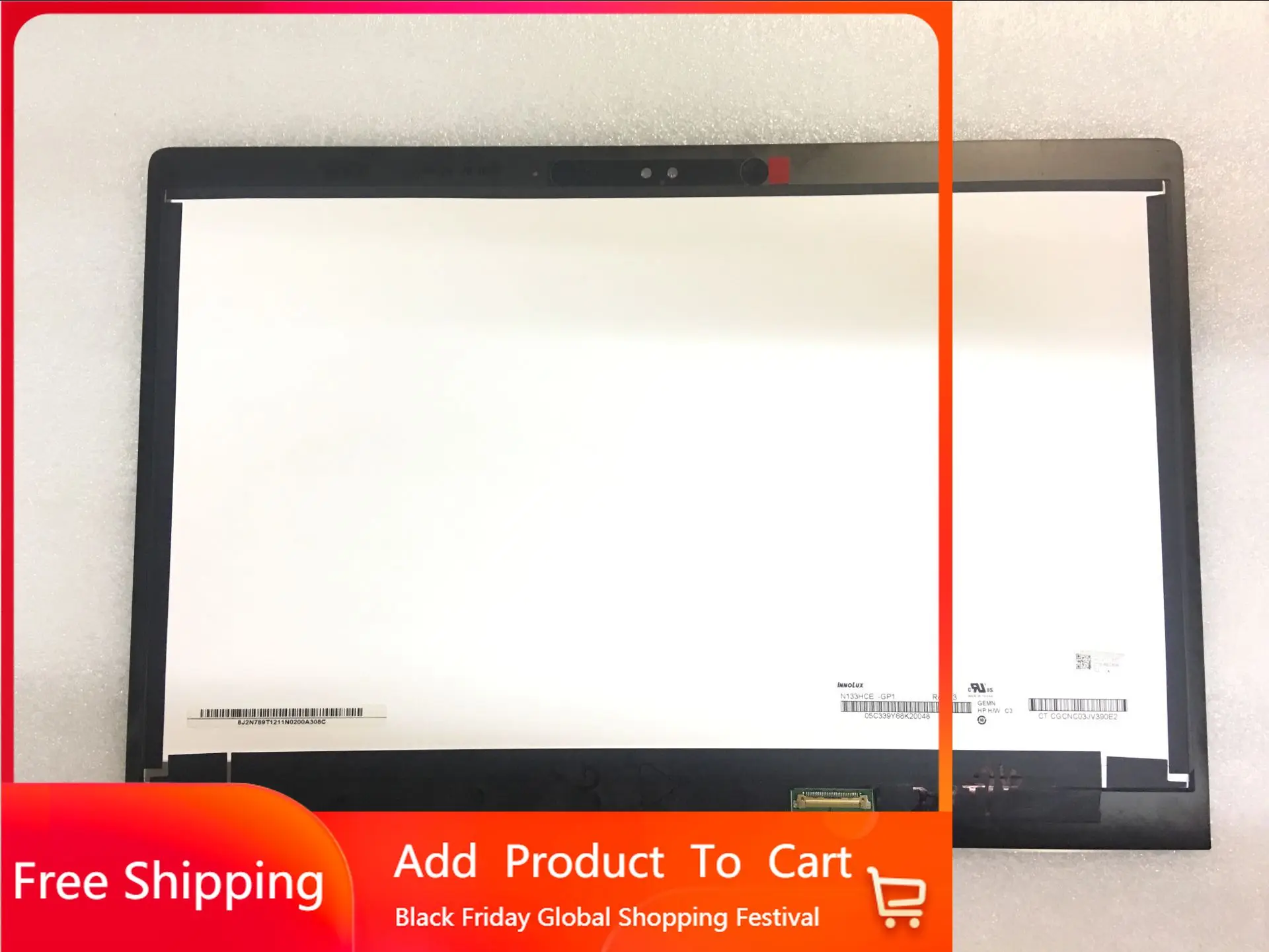 

13.3 inch Laptop Screen LP133QH1-SPA1 For HP SPECTRE PRO X360 G2 13-4000 Series QHD 2560*1440 EDP 40P LCD Touch Screen Assembly