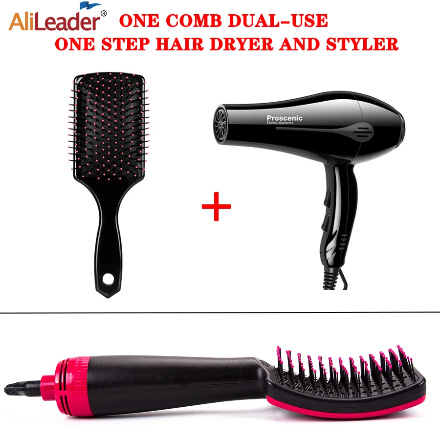 Alileader One Step Hair Dryers And Volumizer Blower Pro 2-In-1 Hot Air Brush Blow Drier Hairbrush Styling Tools |