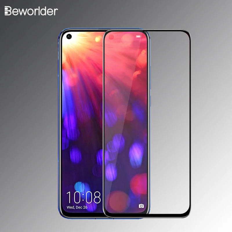 Закаленное стекло для Huawei Honor View 30 20 10 защита экрана защитная пленка полное