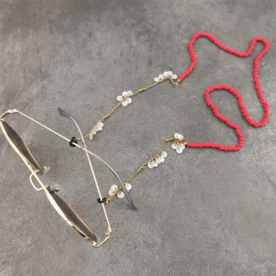 Модная цепочка для очков чтения женщин солнцезащитные очки с кисточками шнурок