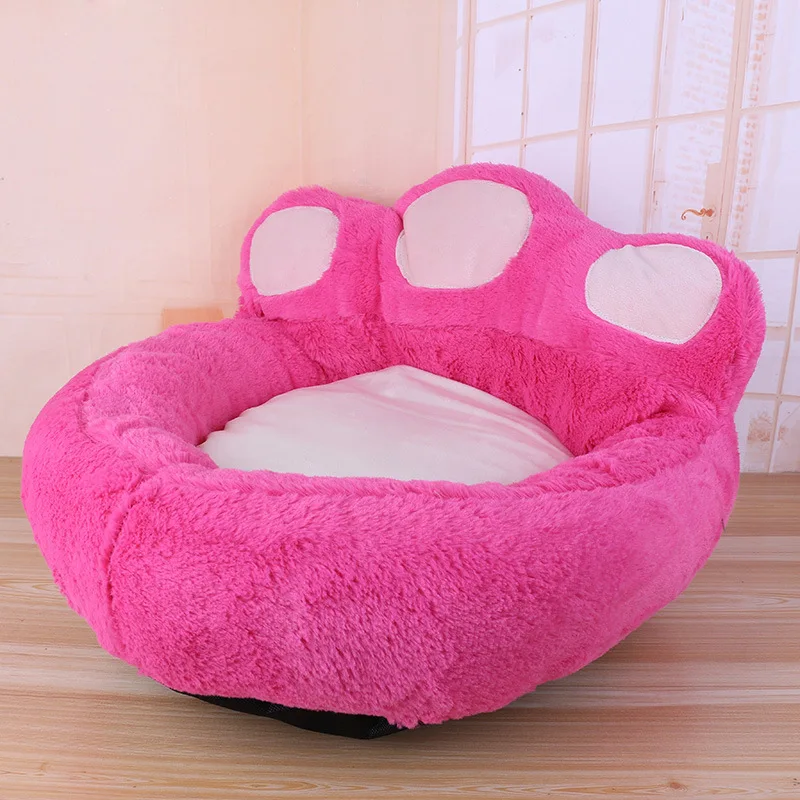 

Pet Dog Cat Warm Bed Winter Lovely Bear's Paw Sleep Mat Sofa Soft Material Pet Nest Teddy Doghouse for Puppy Kitten Accessories
