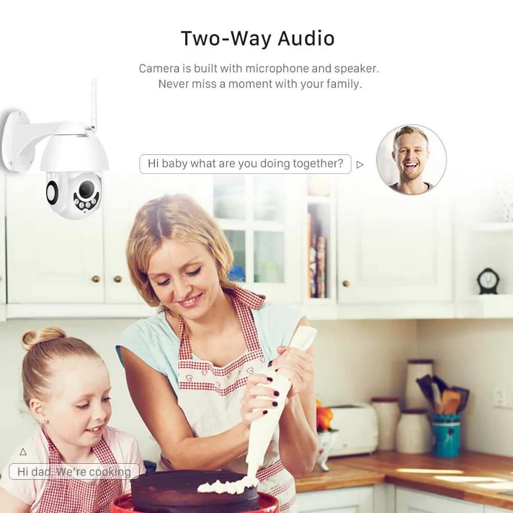 

H.265X, PTZ-,1080 , WiFi,2