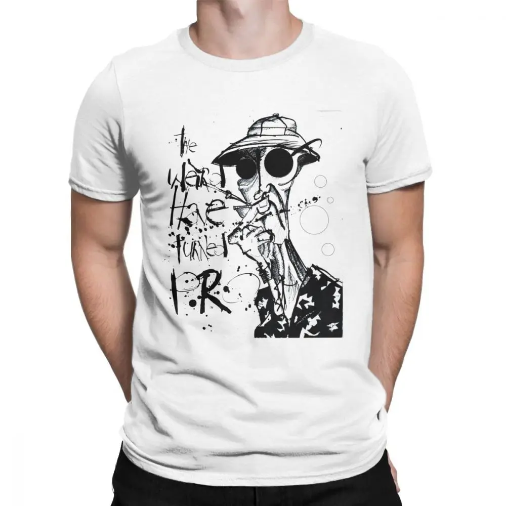 The Weird Have Turned Pro Fear And Loathing In Las Vegas футболки для мужчин хлопковые с коротким рукавом