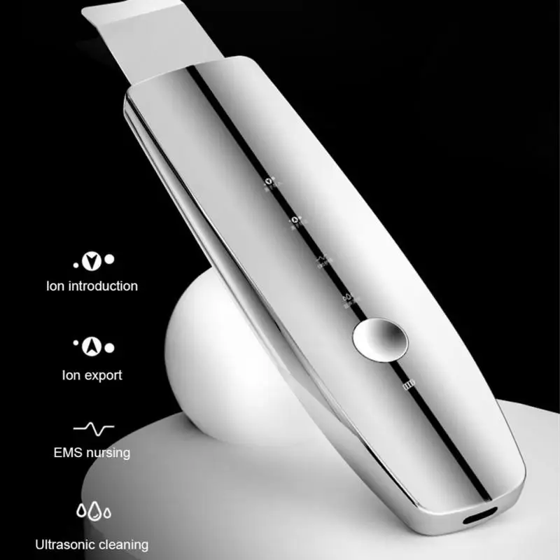 

Ультразвуковой скребок для кожи с Usb, лопатка для пилинга, ионное средство для удаления черных точек и акне, устройство для глубокой очистки,...