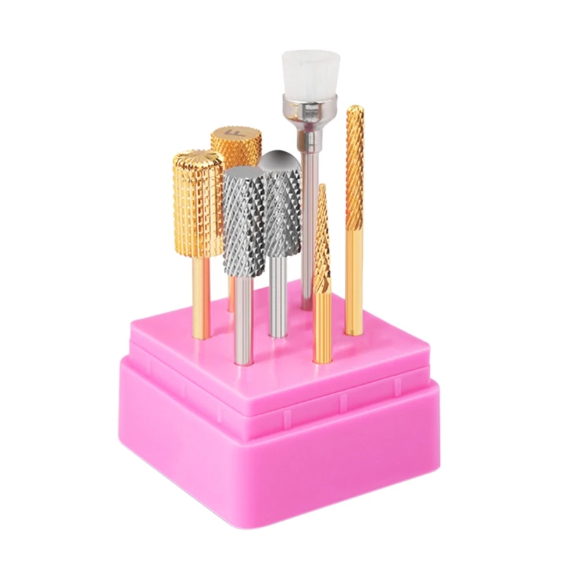 

Combined Milling Cutters Set For Manicure Tungsten steel Nail Drill Bits Kit