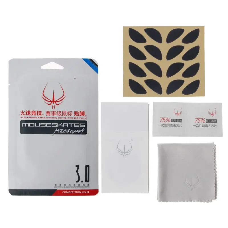 

4 Set Hotline Games Mouse Feet Mouse Skate for logitech V320 V450 M505 M525 M545