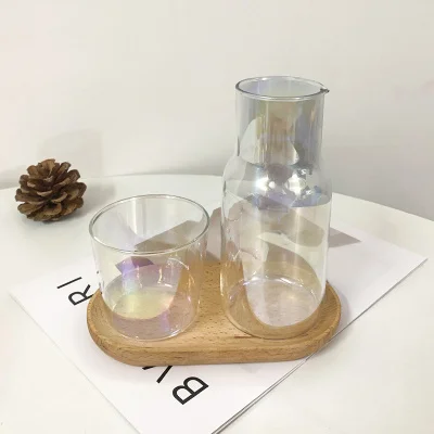 

Простая чайная чашка в японском стиле ins net, красная чашка для фруктового чая с чашкой, термостойкая стеклянная чашка для напитков, чашка для ...