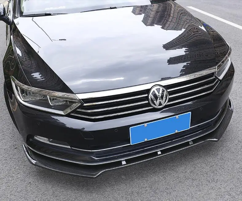 Задний спойлер для Volkswagen Passat B8 2017 2018 задний ABS диффузор переднего бампера|Обвесы| |