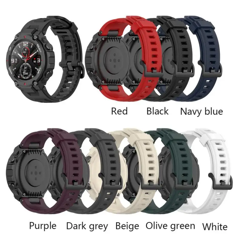 Силиконовый ремешок для Huami Amazfit T-Rex сменный T-REX умный Браслет часов мягкий
