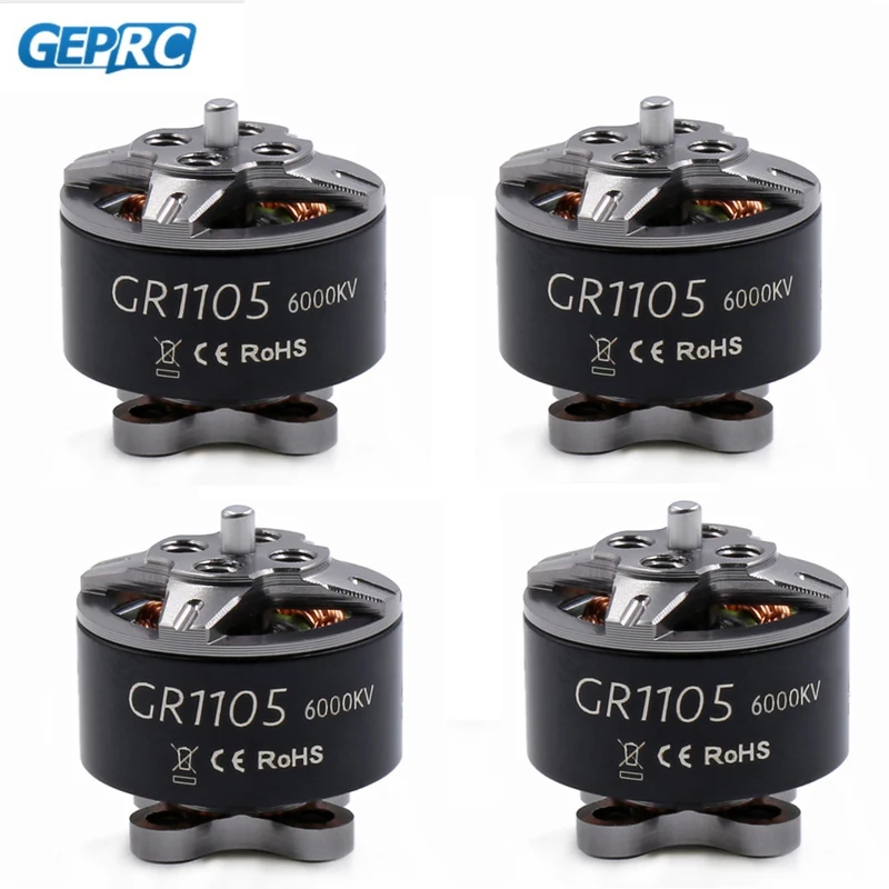 

4PCS GEPRC SPEEDX GR1105 5000KV 2-4S 6000KV 2-3S FPV Racing Brushless Motor for RC Drone FPV Quadcopter Multicopter