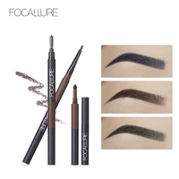 focallure 3 in 1 auto brows pen 24 hours long lasting tint shade make up soft smooth fashion eyebrow pencil and powder eyebrows