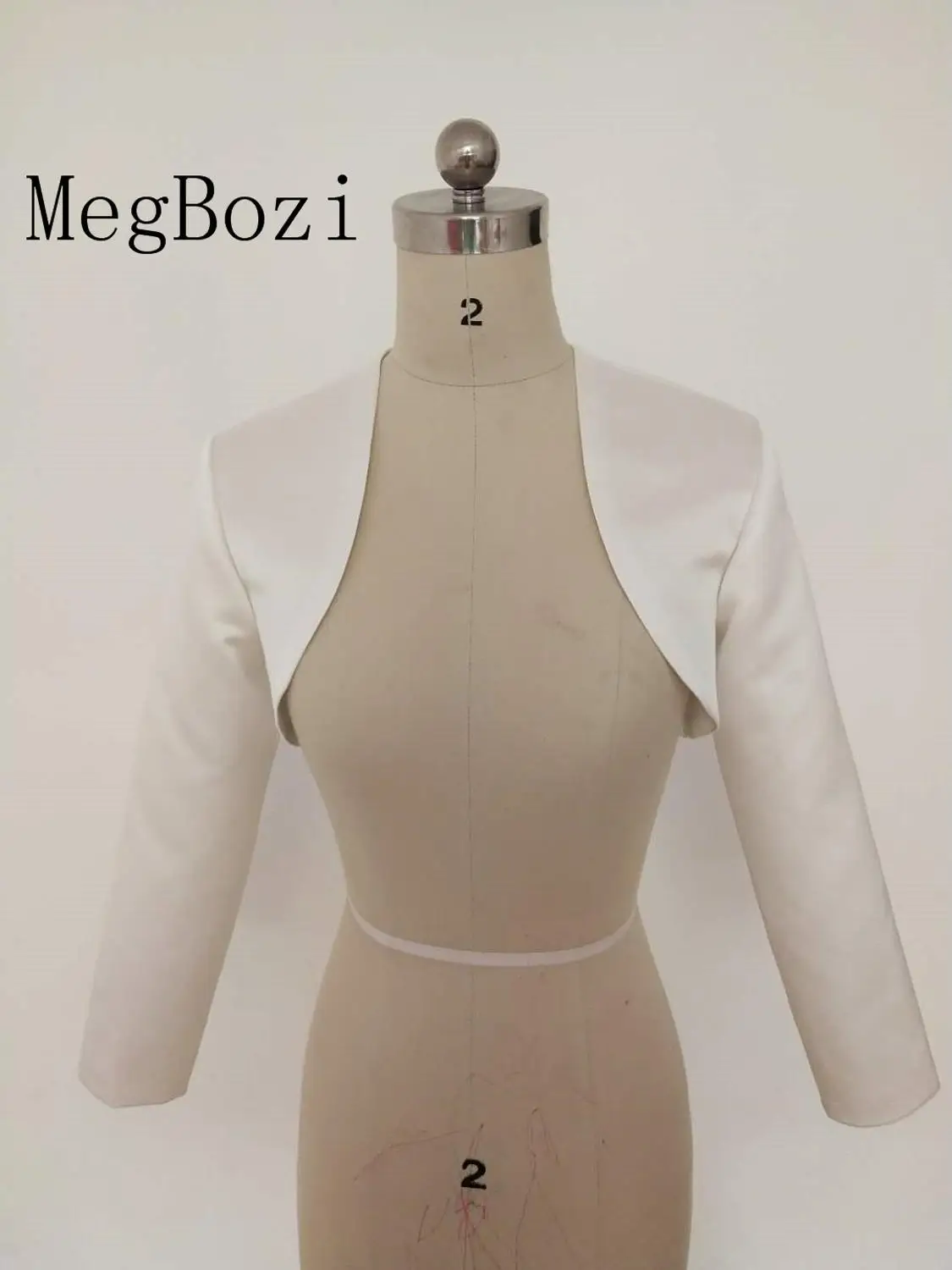 2022 дешевая Свадебная куртка с длинным рукавом оберточная атласная Женская