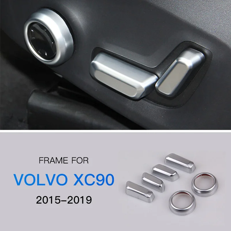 AIRSPEED хром ABS нержавеющая сталь для VOLVO XC90 аксессуары украшение автомобиля стикер Интерьер Литье - Название цвета: P