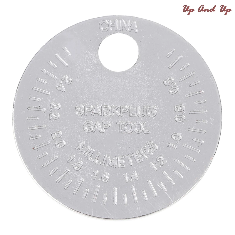 

Hot Sale 1pc Coin- Type 0.6-2.4mm Spark Plug Gap Gauge Measurement Tool Range Spark Plug Gage Caliber Measuring Tool