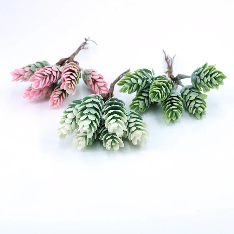 6 шт./лот Искусственные цветы ананас трава поддельные растения для свадьбы