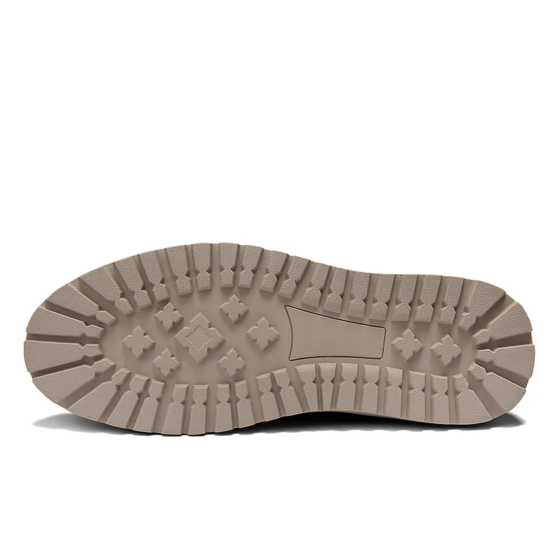 Jual Sneakers Kulit Pria Musim Gugur Sepatu Kasual Khaki Hitam Untuk Pria Sepatu Jalan Pria Nyaman Sepatu Kerja Pria Awet