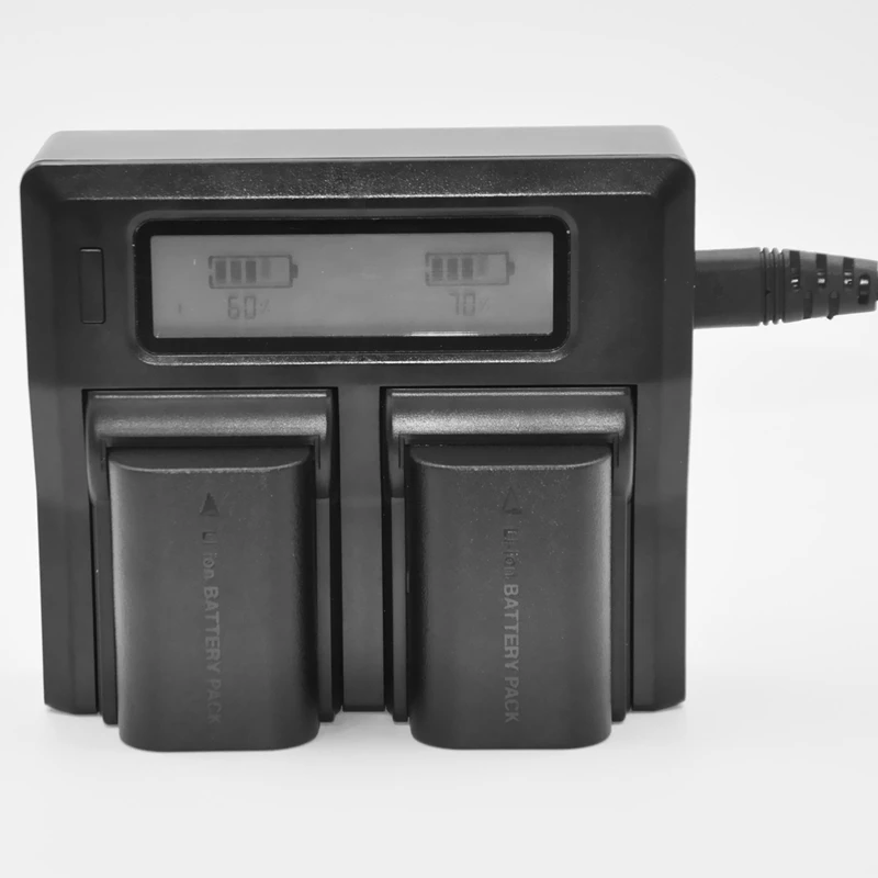 Подходит для цифровой камеры Canon Lp E6 / E6N зарядное устройство LCD (вилка