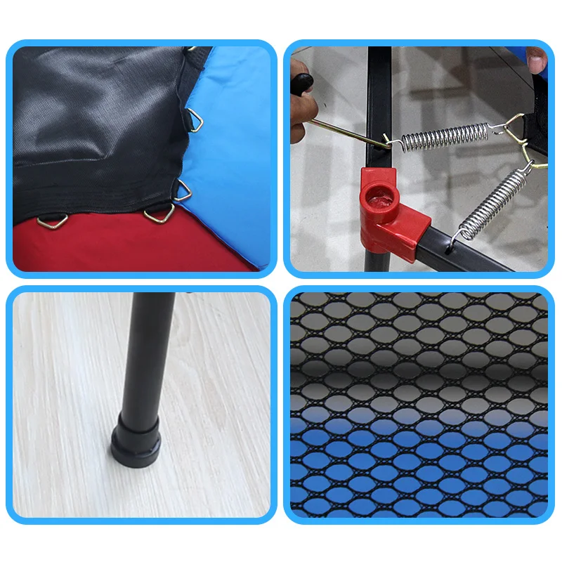 IMBABY Clearance Price Sports Trampolines Indoor Trampoline Safety for Children with Protective Net Pokes Elastic Bed | Спорт и