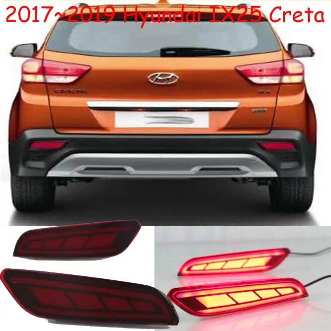 Год задний фонарь для hyundai IX25 Creta задний фонарь автомобильные аксессуары светодиодный DRL Taillamp для IX25 Creta противотуманные фары - Цвет: C style