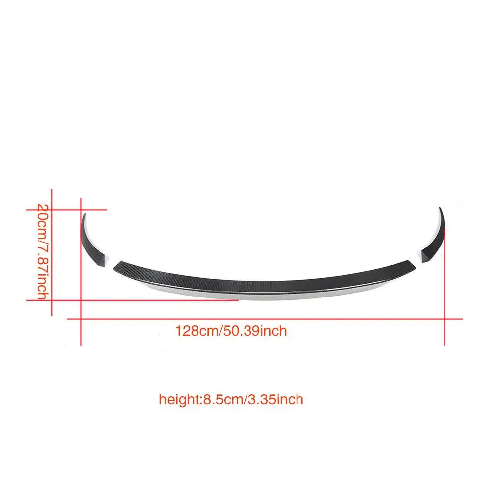 Задний багажник автомобиля из углеродного волокна спойлер для Porsche Macan 2014 2015 2016 2017