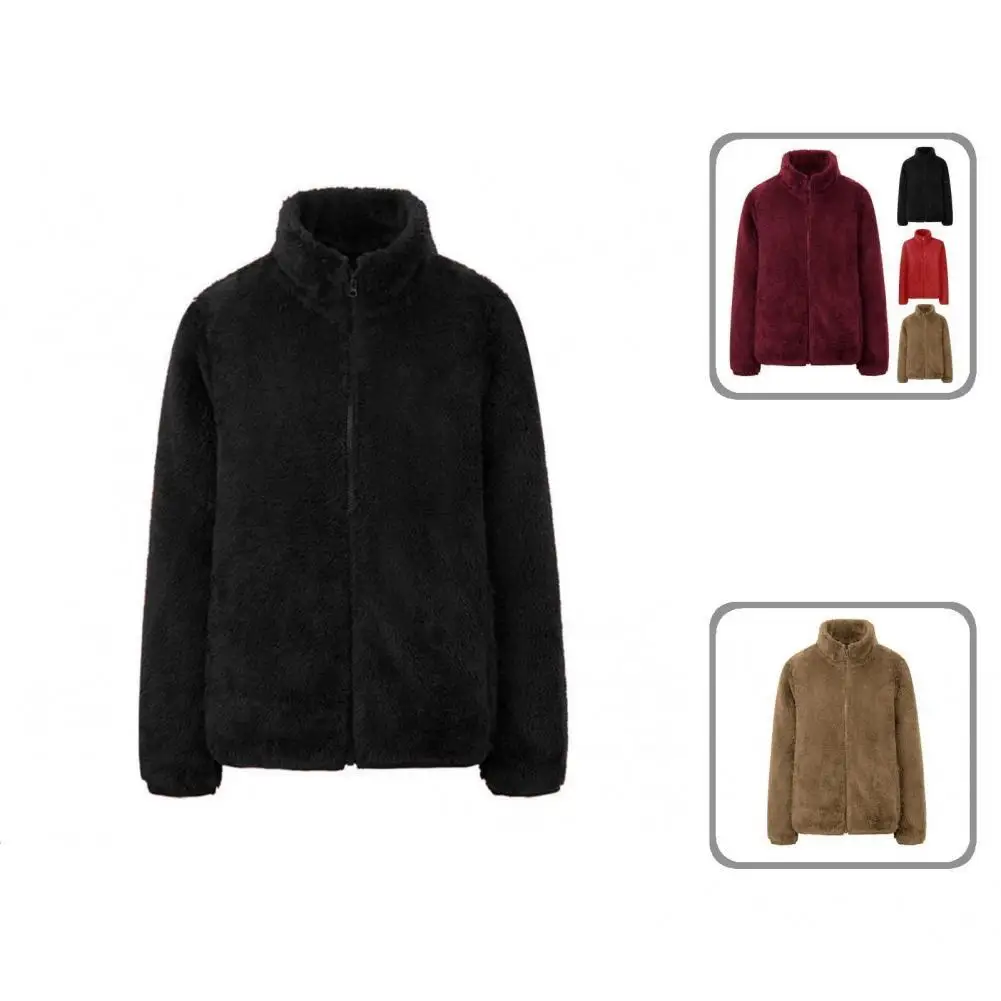 

Универсальная Утепленная зимняя куртка, простое женское плюшевое пальто для дома
